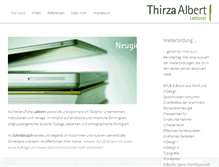 Tablet Screenshot of lektorat-albert.com